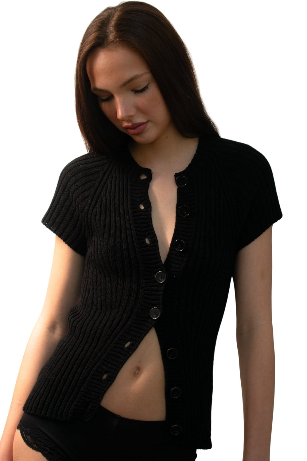 Saintt Sinners Piper Short Sleeve Cardigan - clever alice