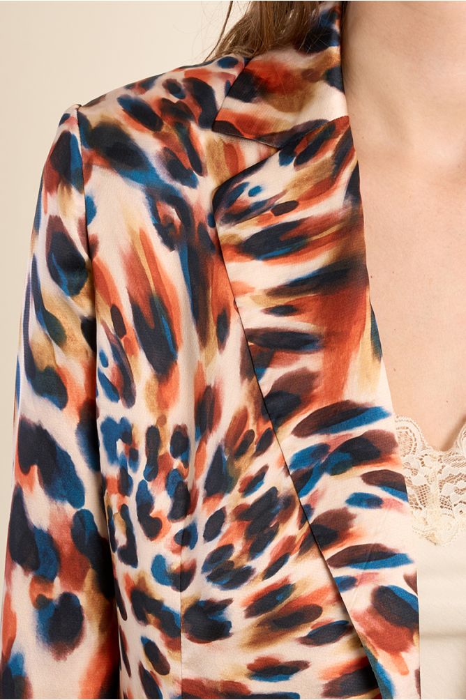 Molly Bracken Animal Print Blazer