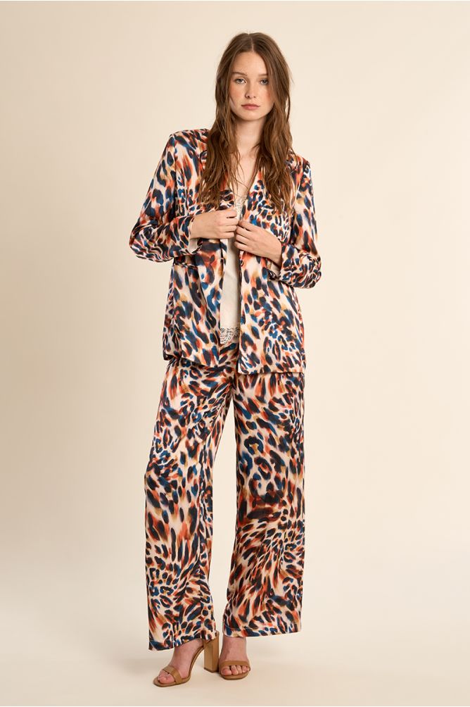 Molly Bracken Animal Print Blazer