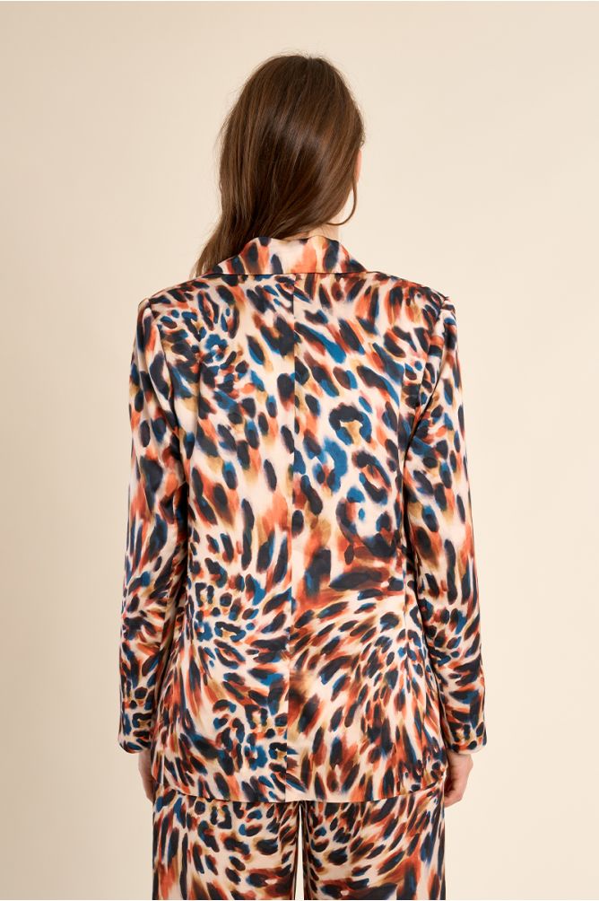 Molly Bracken Animal Print Blazer