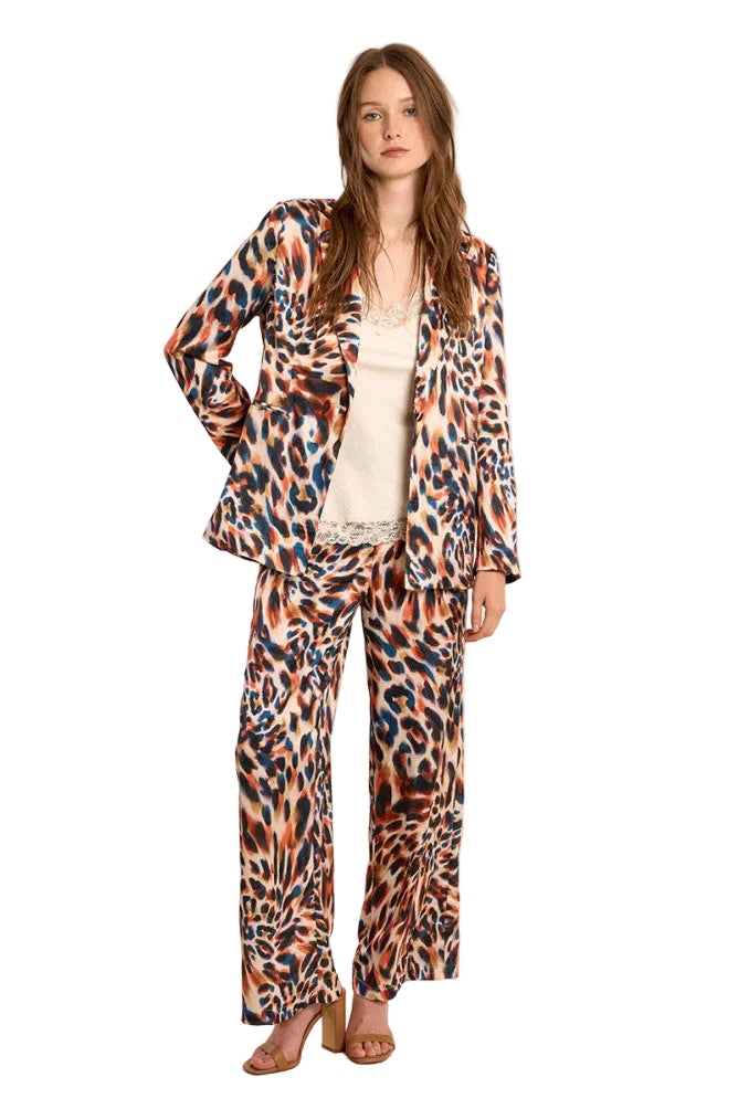 Molly Bracken Animal Print Trousers