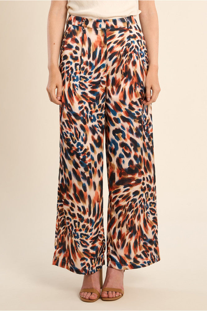 Molly Bracken Animal Print Trousers