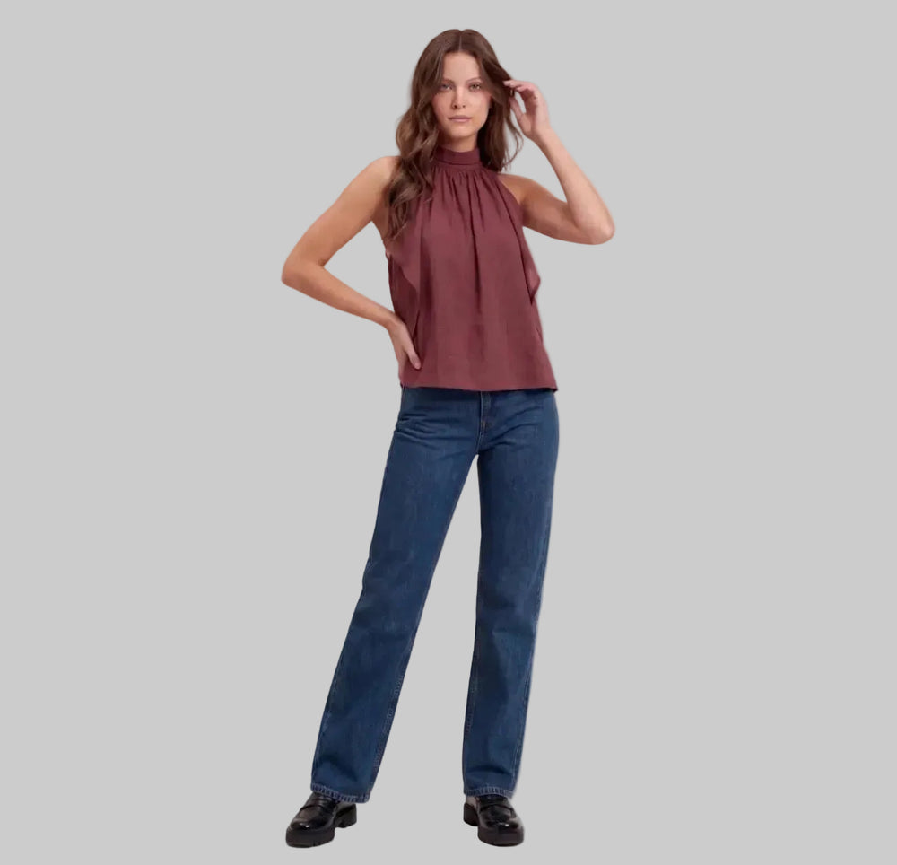 Sweewe Angel Halter Blouse - clever alice