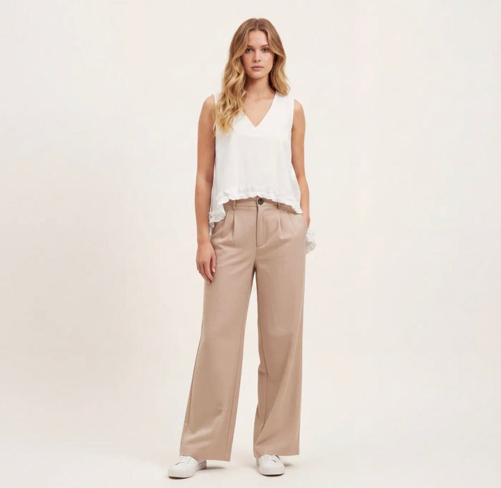 Sweewe Becca V - Neck Cotton Tank Top - clever alice