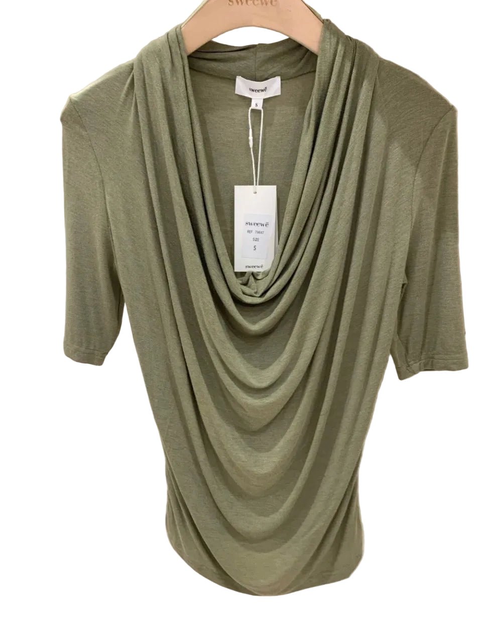 Sweewe Candace Cowl Neck Top - clever alice
