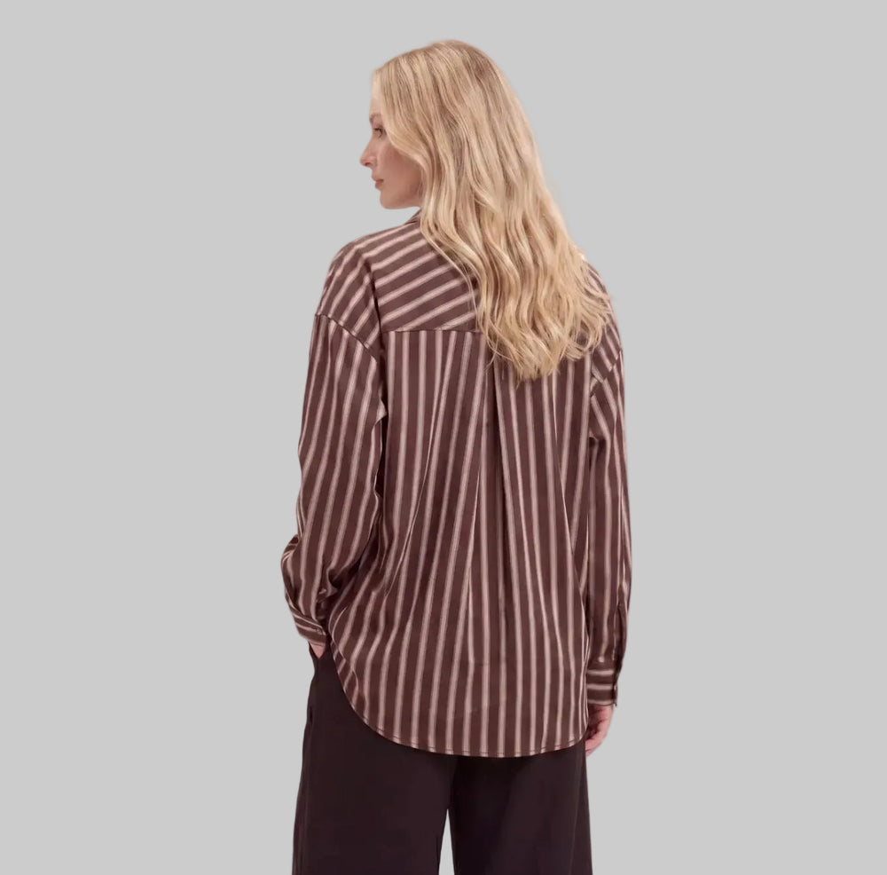 Sweewe Charlotte Oversized Button Up Blouse - clever alice