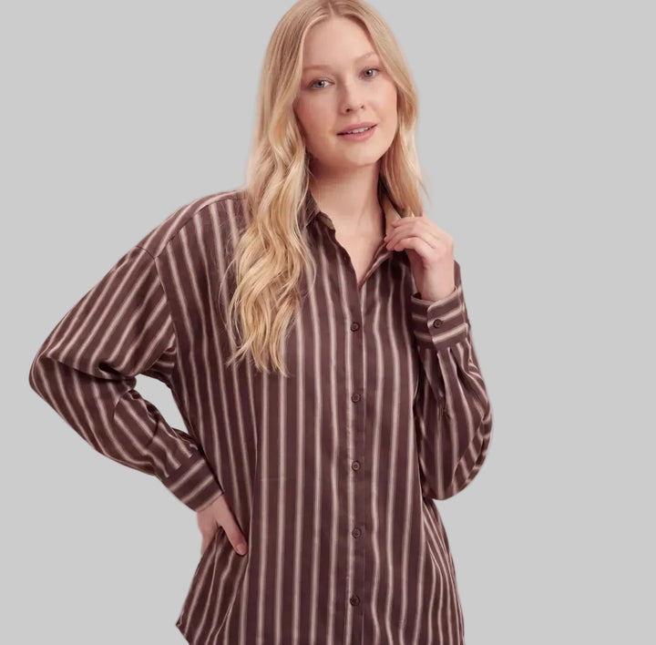 Sweewe Charlotte Oversized Button Up Blouse - clever alice