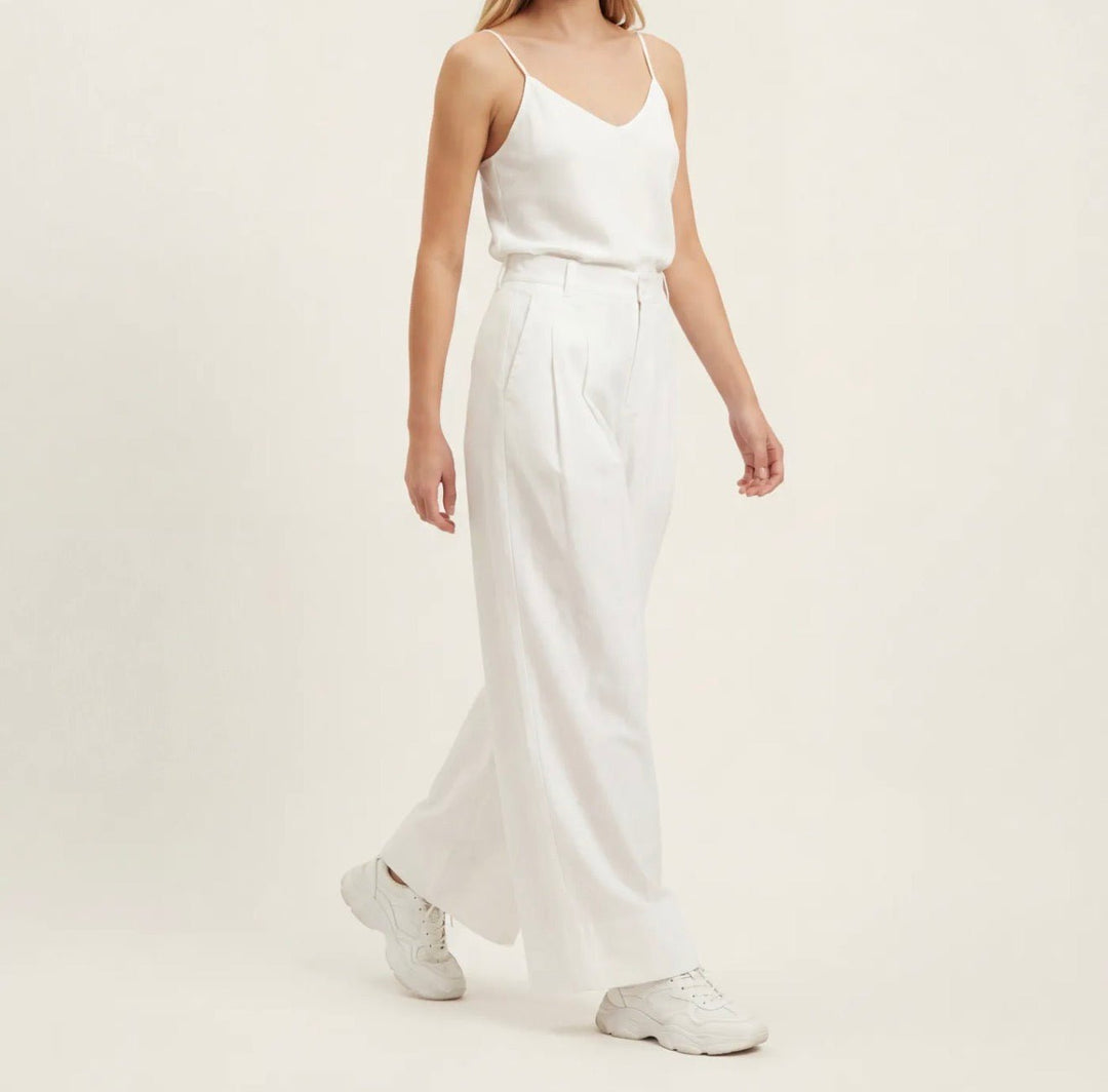Sweewe Cotton Wide Leg Trouser - clever alice