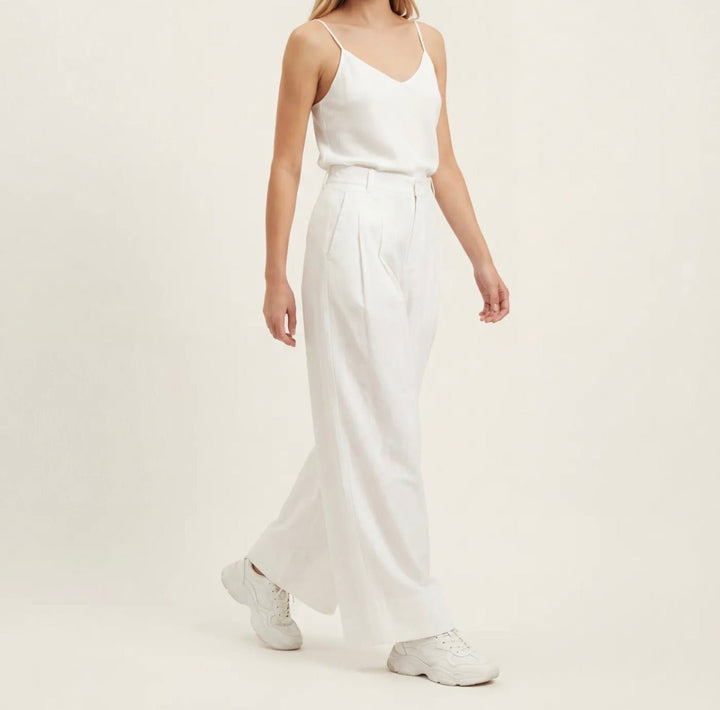 Sweewe Cotton Wide Leg Trouser - clever alice
