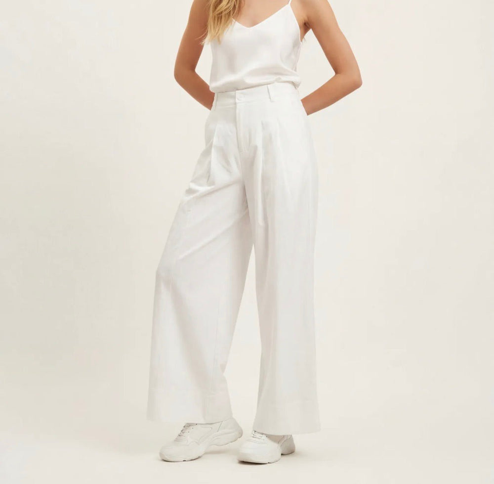 Sweewe Cotton Wide Leg Trouser - clever alice