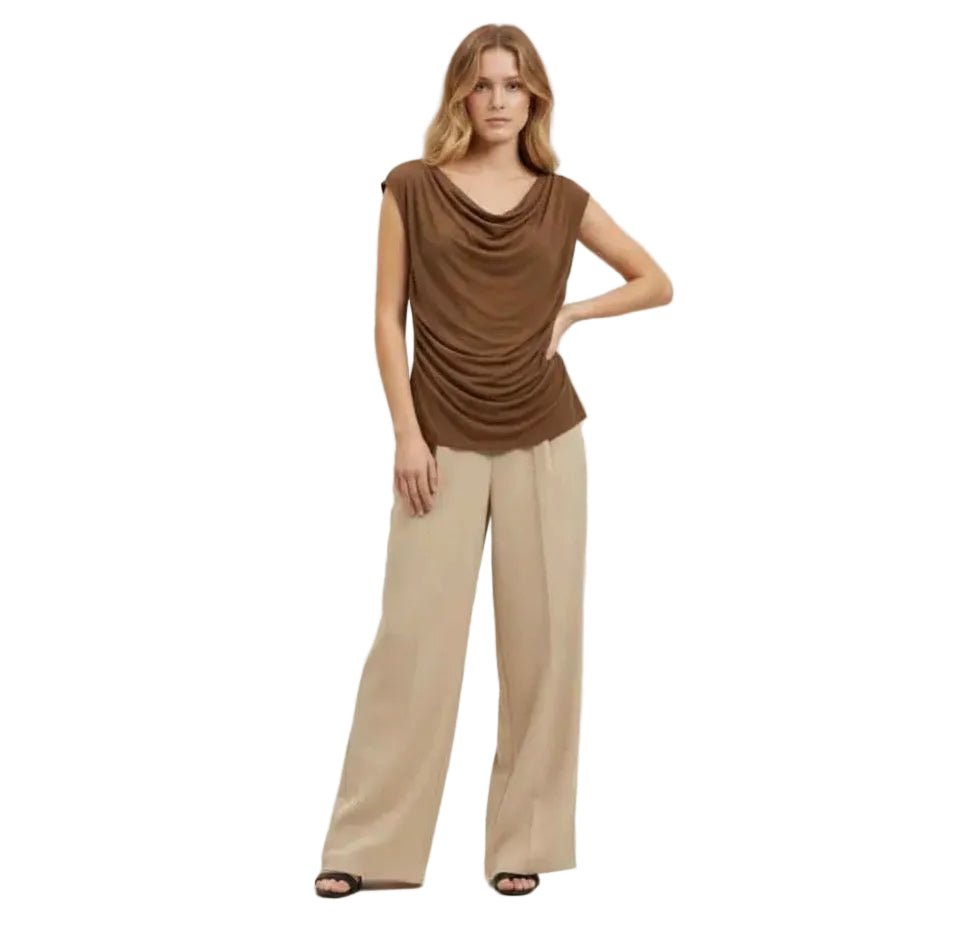 Sweewe Gathered and Draped Tee - clever alice