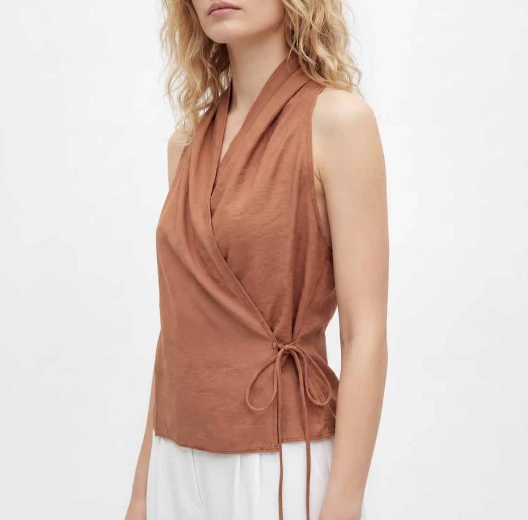 Sweewe Grace Wrap Halter Top - clever alice