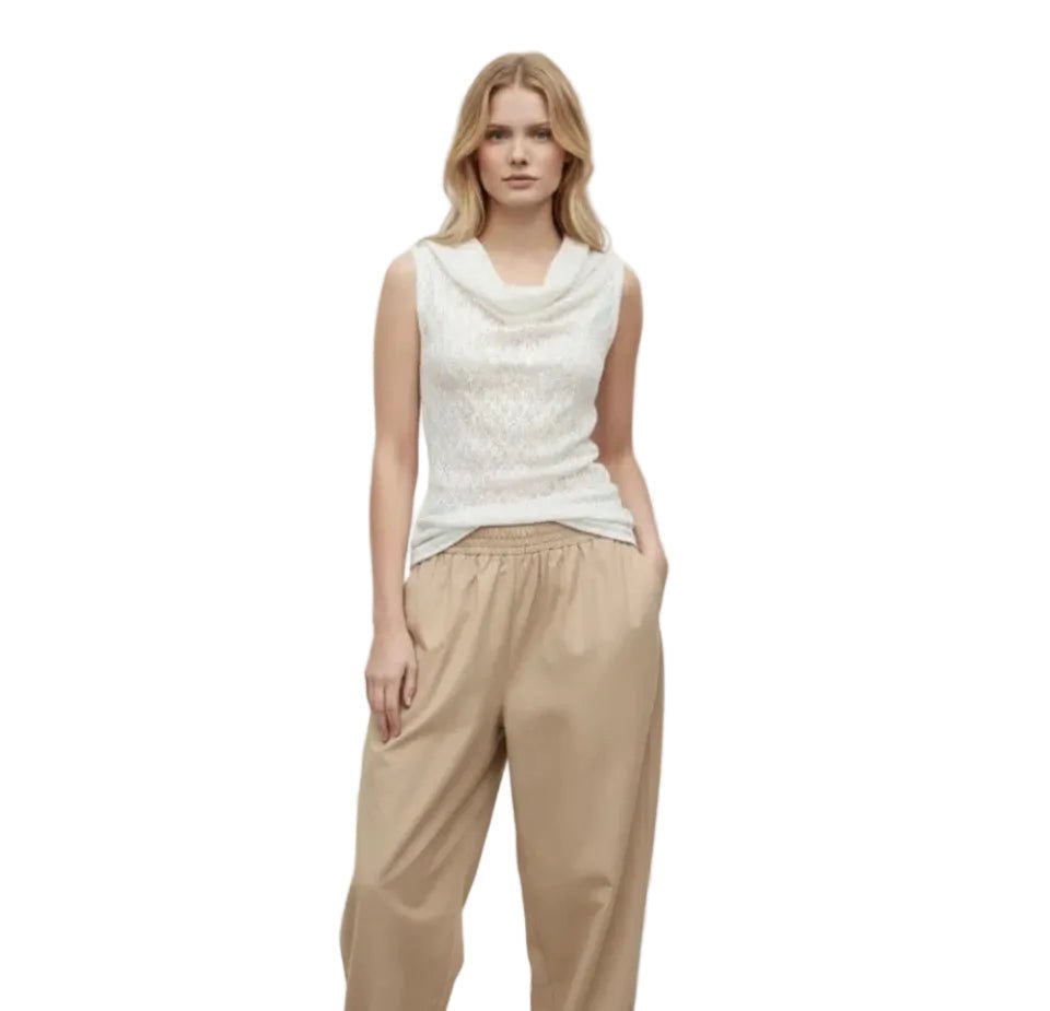 Sweewe Lace Cowl Top - clever alice