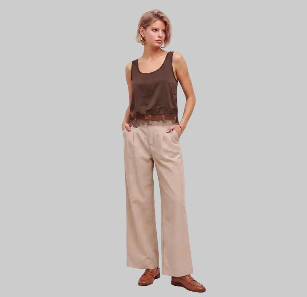 Sweewe Lace Trim Tank - clever alice