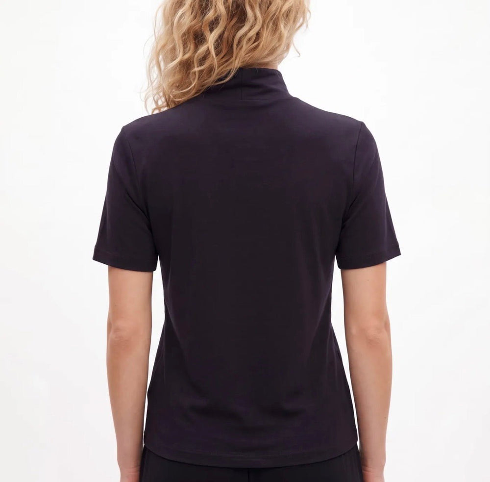 Sweewe Mock Neck Tee - clever alice