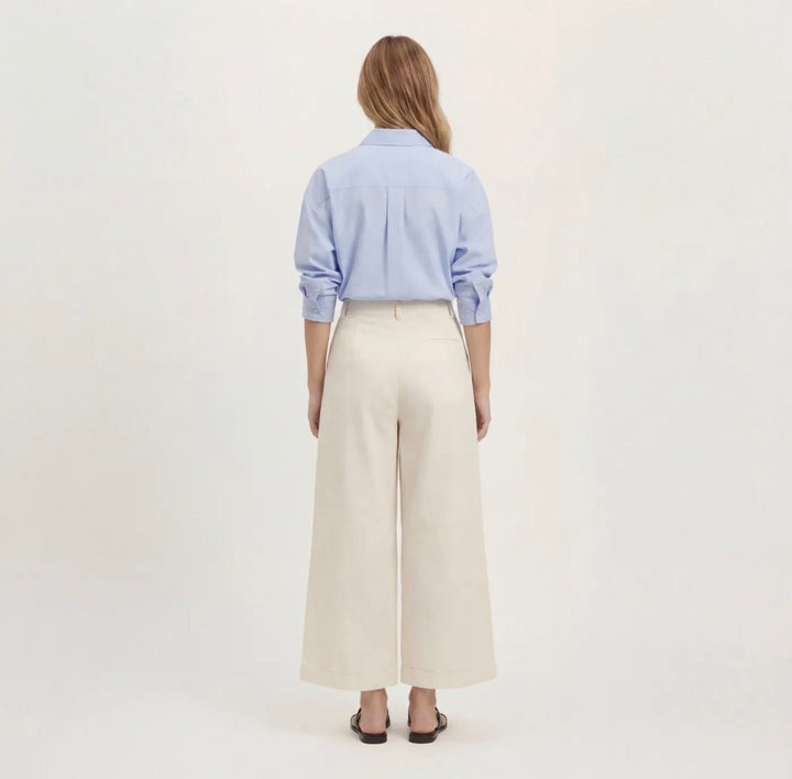Sweewe Morgan Pleated Ankle Length Cuffed Trouser - clever alice