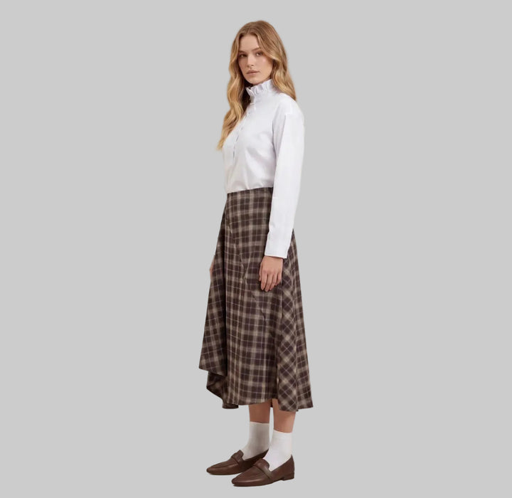 Sweewe Plaid Skirt - clever alice