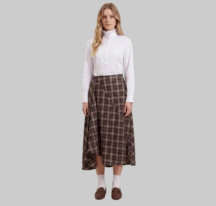 Sweewe Plaid Skirt - clever alice