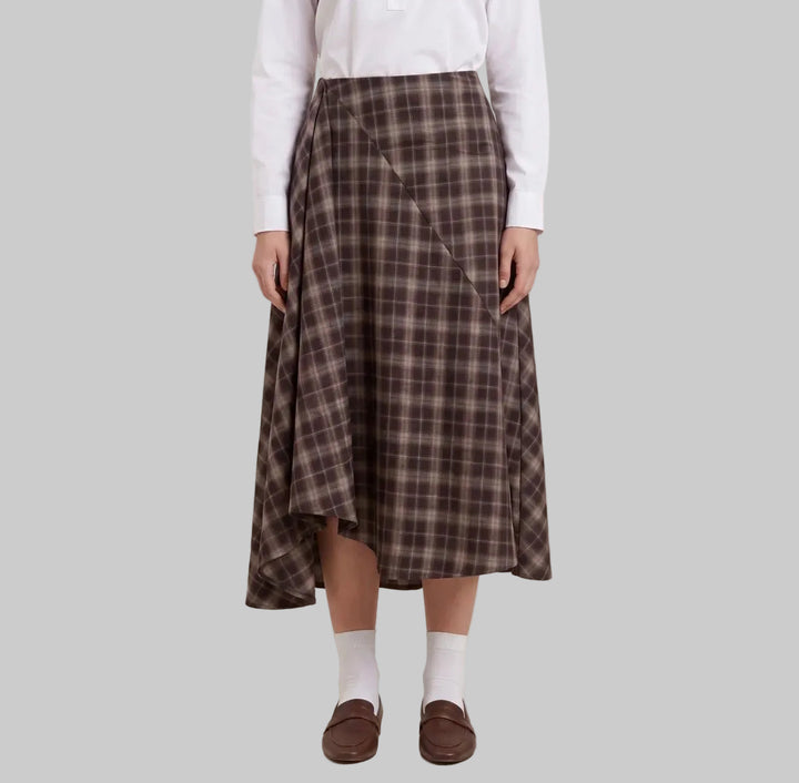 Sweewe Plaid Skirt - clever alice