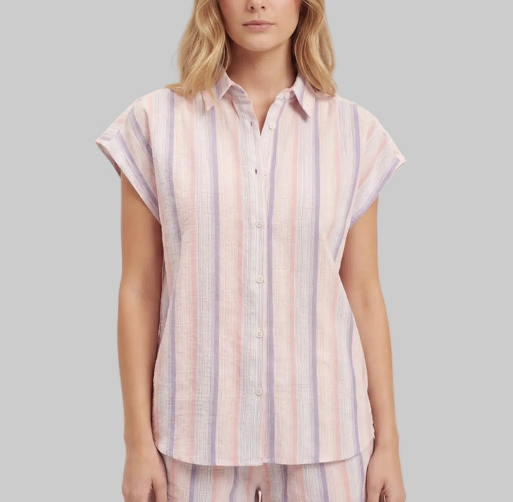 Sweewe Roslyn Sleeveless Button Up - clever alice