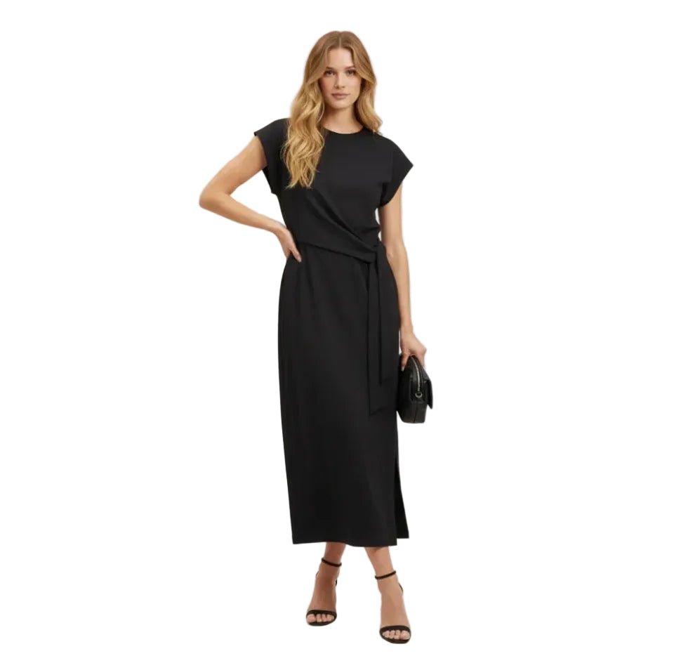 Sweewe Side Tie Maxi Dress - clever alice