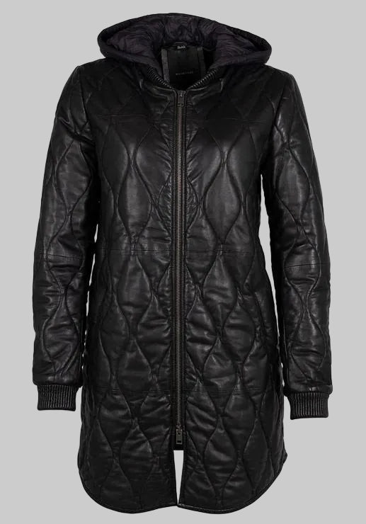 Onion Quilted Jacket With Removeable Hood