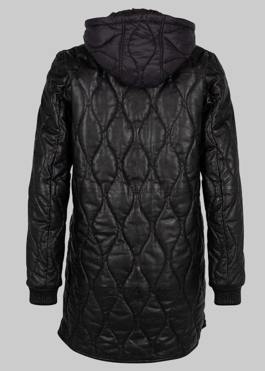 Onion Quilted Jacket With Removeable Hood