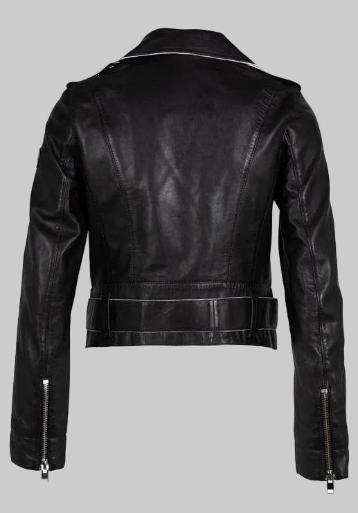 Mauritius Jacket With Contrast Painted Trim