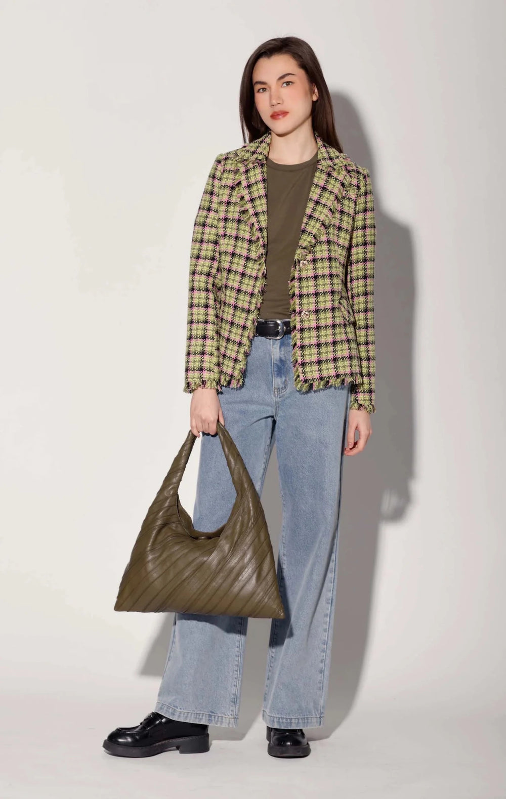 Walter Baker Dakota Shoulder, Dark Olive - clever alice