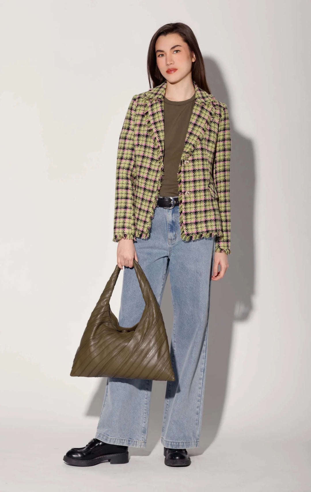 Walter Baker Dakota Shoulder, Dark Olive - clever alice