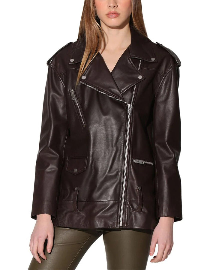 Walter Baker Emery Leather Jacket - clever alice