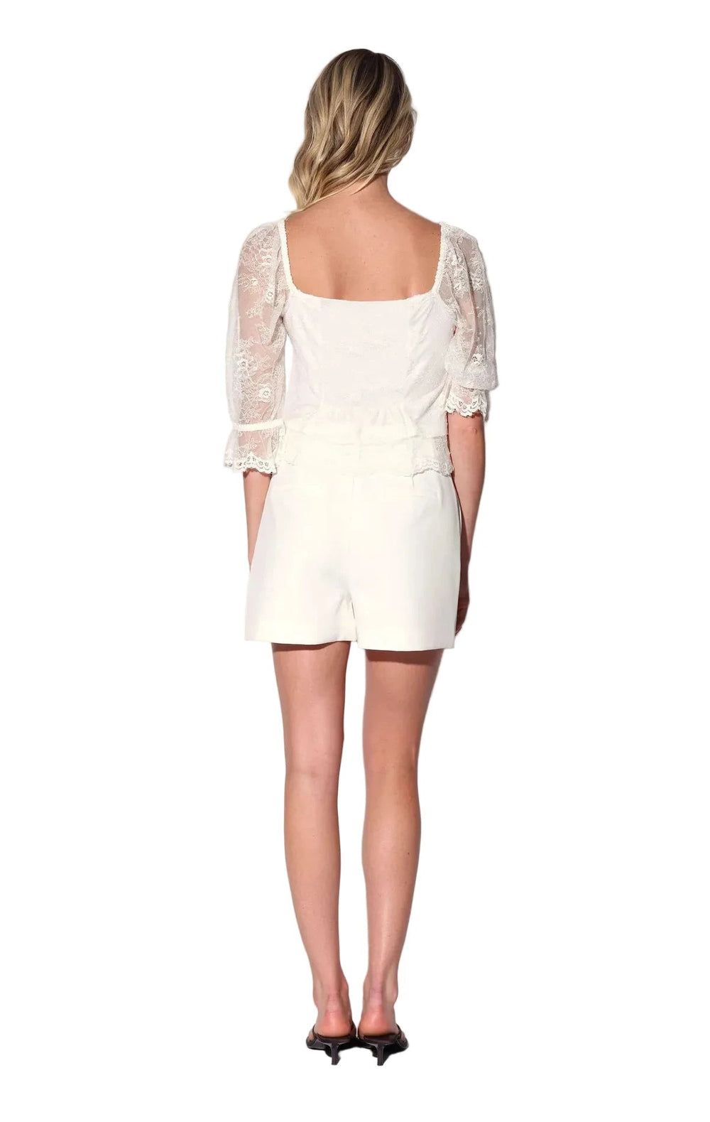 Walter Baker Georgina Top, Ivory Lace - clever alice