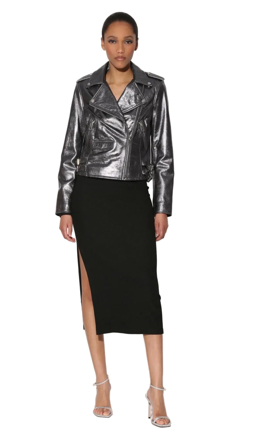 Walter Baker Liz Jacket in Gunmetal - clever alice