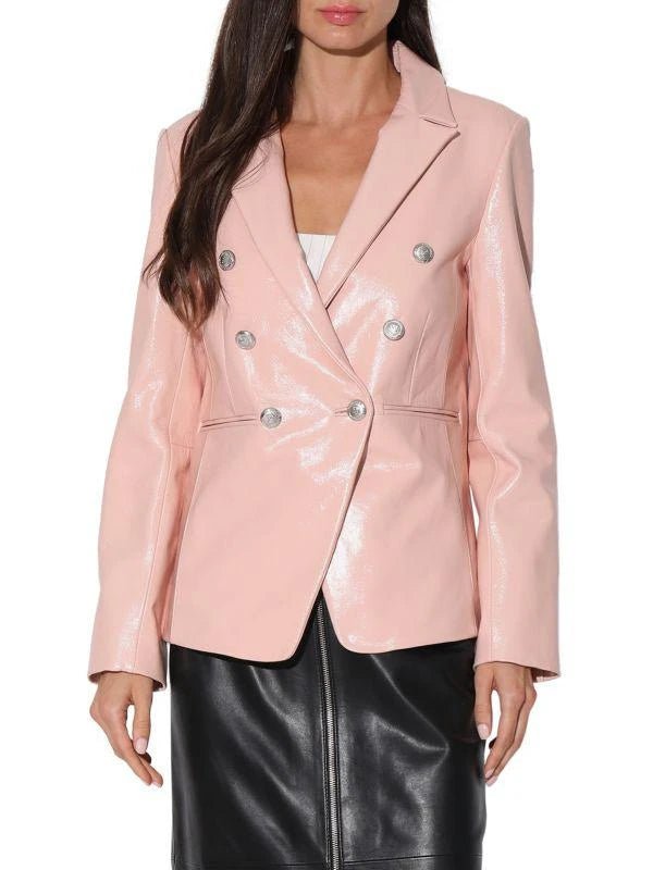 Walter Baker Marley Leather Blazer - clever alice