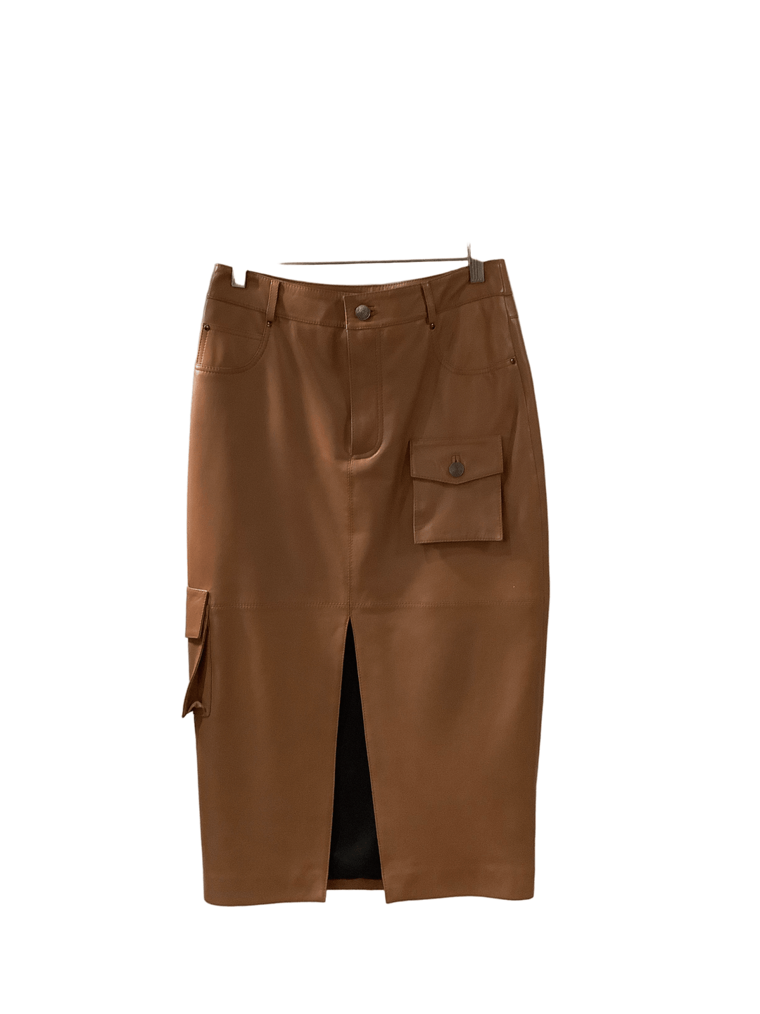 Walter Baker midi leather skirt - clever alice