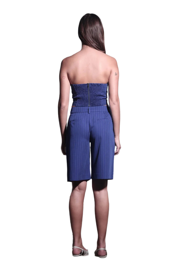 Walter Baker Tristan Short, Royal Blue Pin Stripe - clever alice