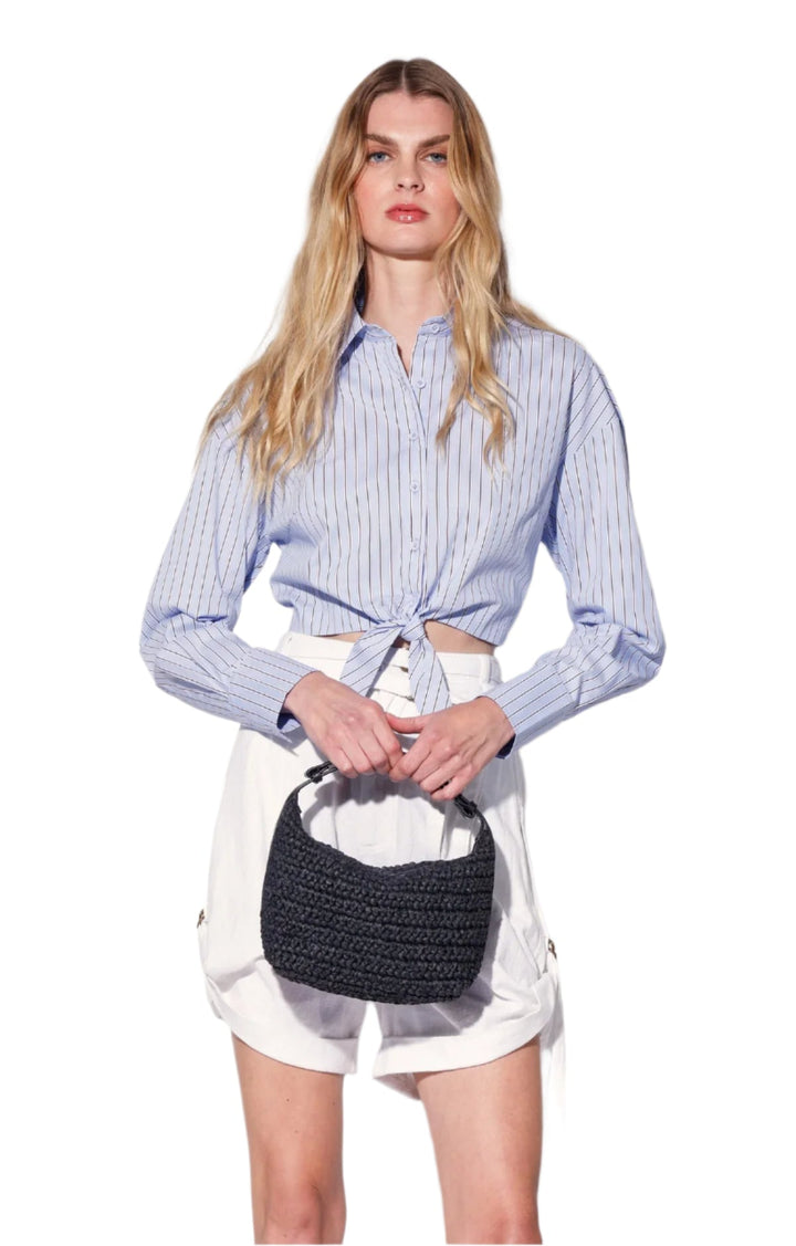 Walter Beck Raffia Shoulder Bag in Three Color Options - clever alice